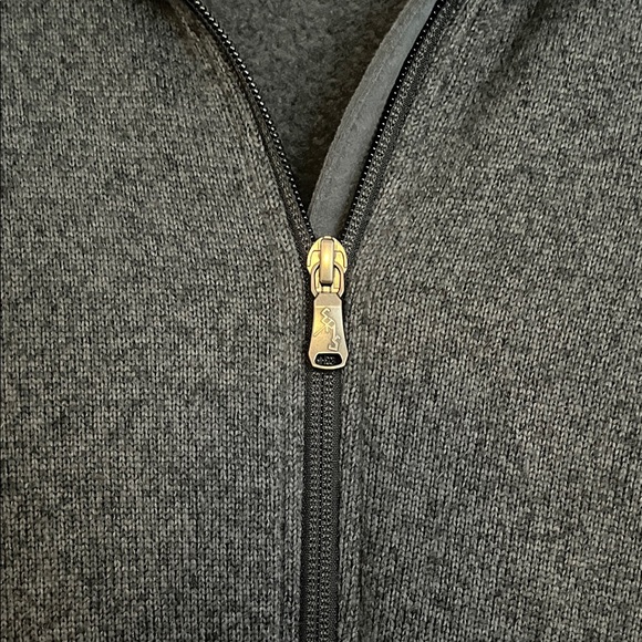 Dark Gray Full-Zip Lightweight Fleece - Picture 3 of 4